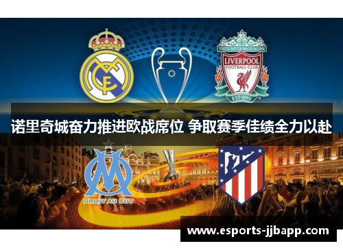 诺里奇城奋力推进欧战席位 争取赛季佳绩全力以赴